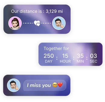 Loverzz home screen widgets for iPhone