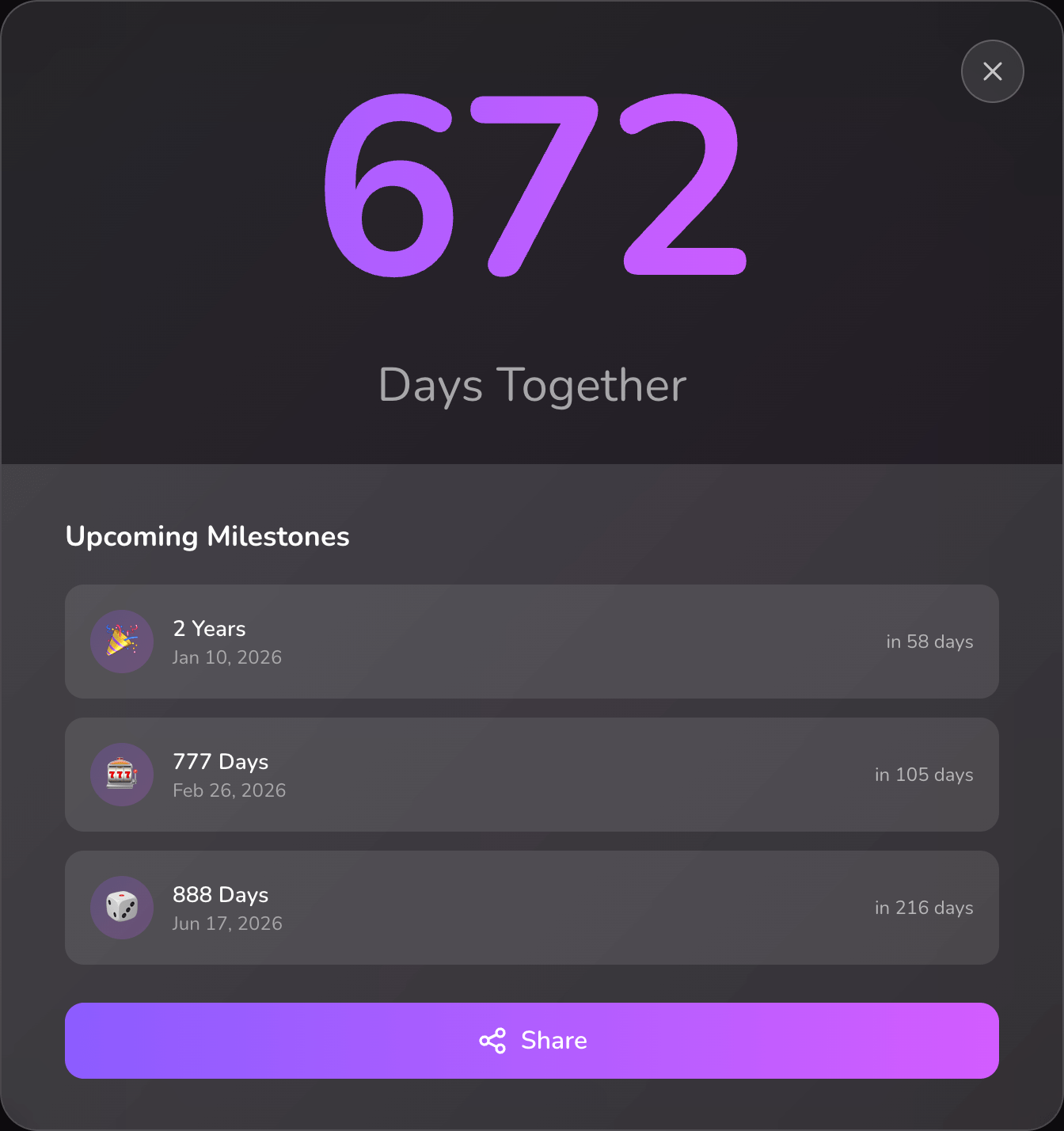 How Long Have We Been Together? - Relationship Time Calculator | Loverzz